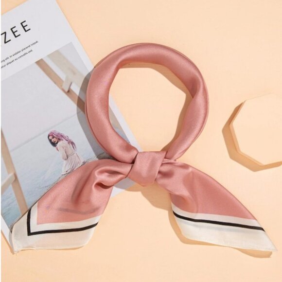 3 for $35/ Color Block Design Bandana Scarf. - Picture 2 of 5